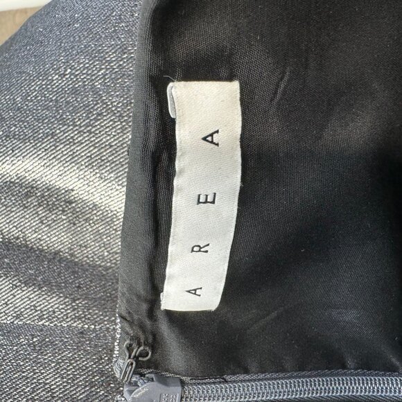 Area Crystal Rope Halter Mini Dress - Picture 4 of 4